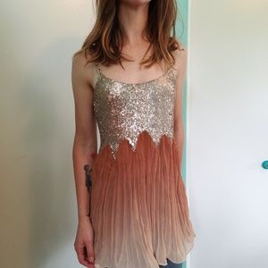 Gimmicks sequin ombre tank top
